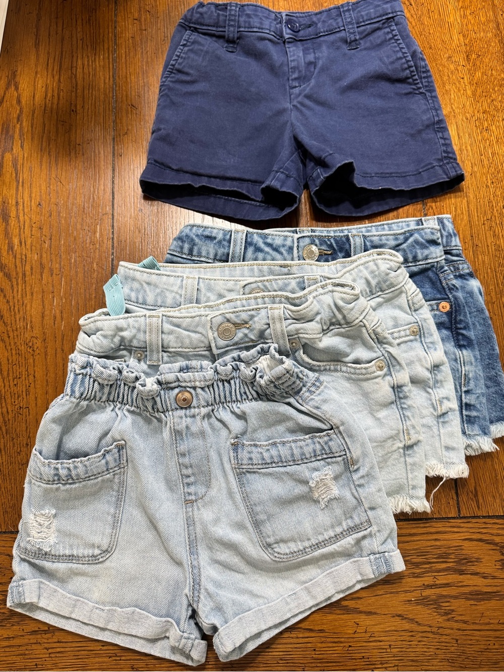 Girls Denim Shorts Bundle of 6/$28